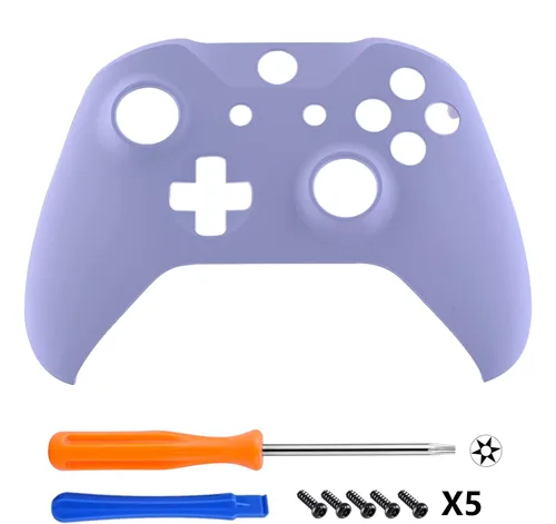 Vista 3 de eXtremeRate Replacement Front Housing Shell for Xbox One SX Controller, Light Violet Custom Kit Faceplate Cover Case for Xbox Wireless Controller