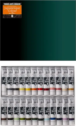Vista 8 de Turner's Acrylic Gouache AGJ2021C - Juego de 21 colores, 0.7 onzas líquidas (0.7 fl oz) (n.º 6)