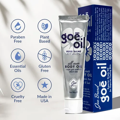 Vista 5 de Jao Brand Goē Oil Aceite para manos, cara y cuerpo Hidratante intensivo e hidratante con extractos de aceite natural A base de plantas, sin