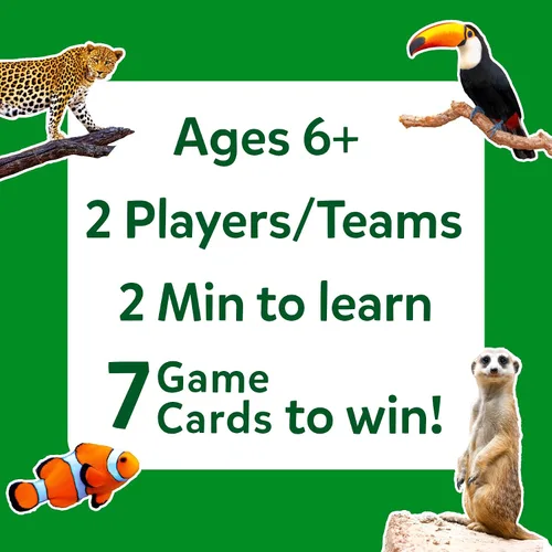 Vista 7 de Skillmatics Adivina en 10 pistas de imágenes de animales