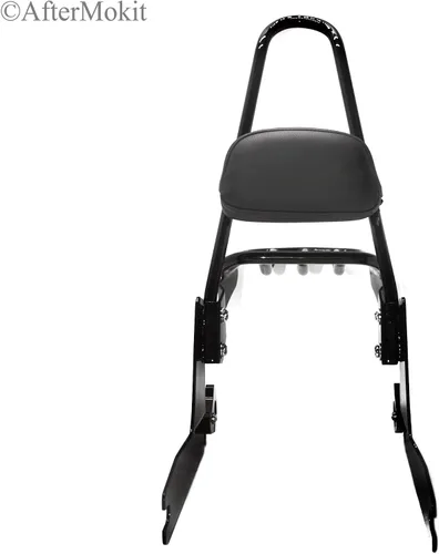 Vista 2 de Respaldo de pasajero de repuesto con portaequipajes para los modelos Dyna 2006-2017, excepto Switchback Fat Bob CVO Fat Bob y barra vertical