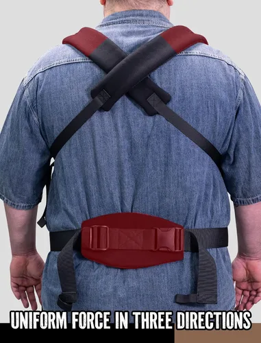 Vista 4 de Portabebés ergonómico con soporte lumbar para bebés y niños pequeños (8-33 libras), acogedor y ligero portabebés militar para padres grandes y Negro
