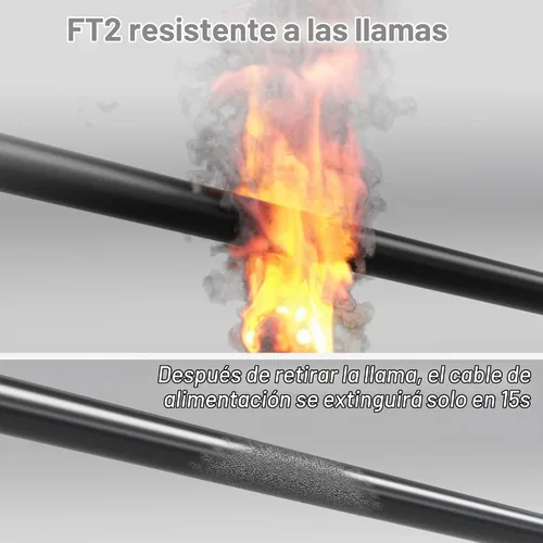Vista 5 de Vockjour Cable adaptador RV de 50 amperios a 110 de 12 pulgadas, STW 15A 5-15P to 14-50R