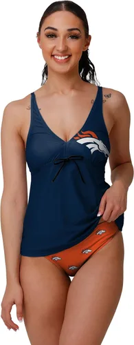 Vista 204 de FOCO Women's NFL Team Logo Ladies Bathing Swim Wear Suit