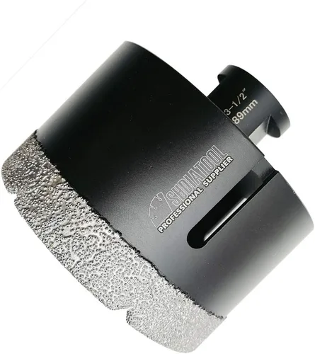 Vista 11 de SHDIATOOL Brocas de núcleo de diamante, 2 unidades de 1/4 de pulgada para porcelana, cerámica, ladrillo, ladrillo al vacío, sierra de agujero