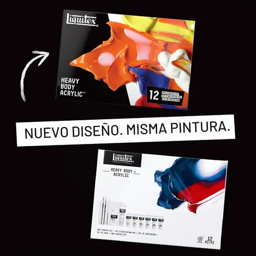 Vista 4 de Juego de 4 acrílicos Liquitex profesionales de cuerpo de pesado