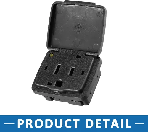 Vista 6 de Consola central Toma de corriente trasera Enchufe 110V 150W BC3Z-19N236-A Toma de corriente eléctrica para Ford F-350 Super Duty 2011-2015