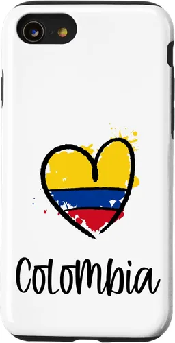 Vista 18 de Colombia Heart Art Cool South America Spanish Colombian Gift Case for iPhone 17