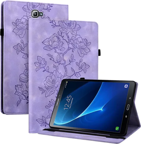 Vista 28 de Funda para Samsung Galaxy Tab S5e 10.5 2019 Modelo SM-T720/T725/T727, funda delgada de piel sintética con soporte multiángulo y soporte