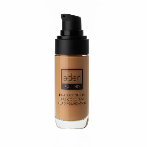 Vista 9 de aden Maquillaje de base fluida con tecnología nano, 0.7 fl oz, adaptación de color, impermeable, cobertura completa, alta definición, larga
