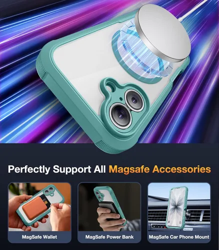 Vista 878 de DIACLARA - Funda transparente compatible con iPhone XR 6.1 pulgadas 2018