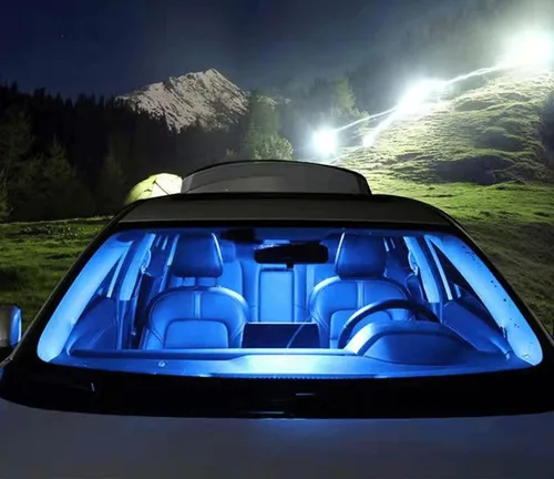 Vista 3 de MAIKHA Kit de luz LED para placa de matrícula, cúpula de coche, repuesto para Mazda CX3 CX5 CX7 CX9 Blanco