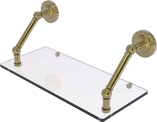 Vista 27 de Allied Brass PR-1/22-ORB Pr - Estante de vidrio con bordes biselados de 1 pulgada, 22 pulgadas, bronce aceitado