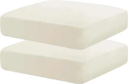 Vista 10 de MAXIJIN Fundas de cojín elásticas de terciopelo para sofá, funda de cojín suave de repuesto para sofá de dos plazas, protector de asiento