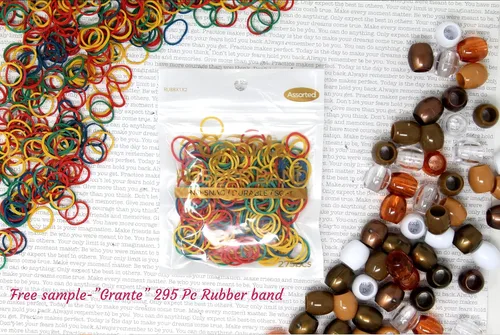 Vista 6 de Alrededor de 60 cuentas grandes de poni de alta calidad, pulseras de cuentas frescas, trenzas de pelo, manualidades para niños, plástico, mezcla