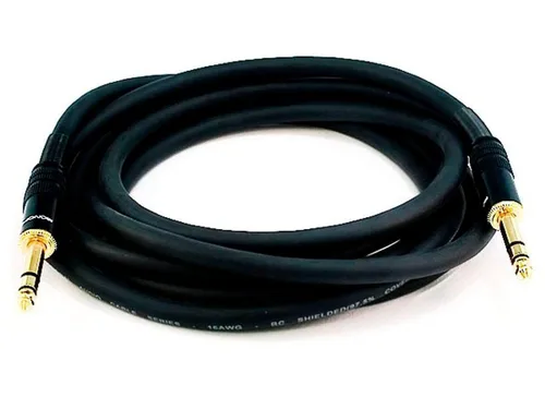 Vista 13 de Monoprice Cable TRS macho a macho de 1/4 pulgadas de la serie Premier de 50 pies, 16AWG (chapado en oro)