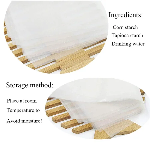Vista 4 de 50/100/200 hojas de papel rectangular comestible de arroz y oblea, 9 x 12.6 pulgadas para embalaje de dulces o decoración de alimentos (50) (2)