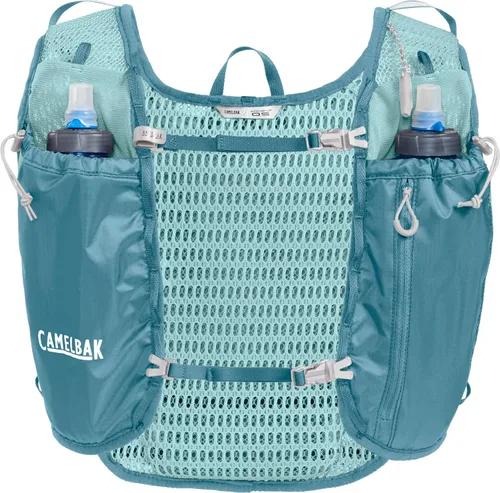 Vista 5 de CamelBak Chaleco de hidratación Trail Run para mujer, 34 onzas, azul adriático Azul Adriático 2.0