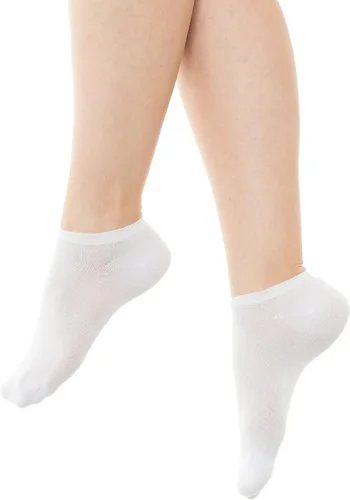 Vista 3 de 3 pares de calcetines casuales NoShow de bambú ultra suaves de primera calidad para mujer