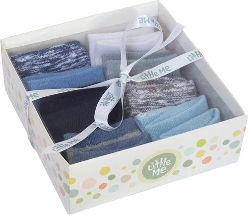 Vista 4 de Little Me Calcetines para bebés de ajuste holgado y cómodo multicolor de 0 a 12 meses de EE UU Multi