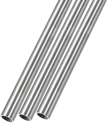 Vista 50 de METALLIXITY Tubo de acero inoxidable 304 (0.079 in de diámetro x 0.006 in de pared T x 9.843 in de largo), 3 piezas, tubo recto - para muebles