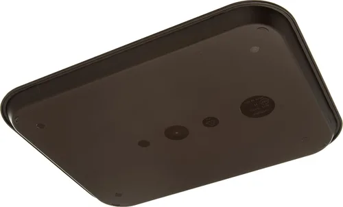 Vista 3 de CFS CT141869 Bandeja estándar para cafetería/comida rápida, 14 x 18 pulgadas, chocolate (paquete de 2)
