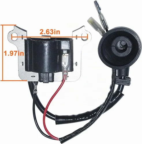 Vista 2 de Bobina de encendido 40-5 43cc 44-5 49cc 52CC CG430 CG520 cortador de cepillo de recortadora, bobina de encendido con cable.