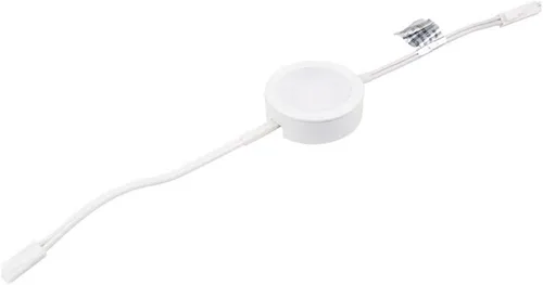 Vista 7 de WAC Lighting, Luz de disco LED individual con cable de plomo de 6 pulgadas 3-CCT seleccionable 2700K-3000K-3500K Voltaje de línea en blanco