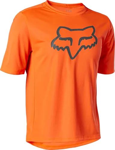 Vista 4 de Fox Racing Camiseta de ciclismo de montaña de manga corta para niños Negro