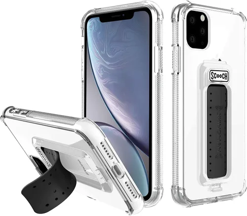 Vista 93 de Scooch Wingman - Funda con soporte de patas para iPhone 11 [Protección contra caídas de 10 pies] [Soporte de dos vías] Cubierta protectora, funciona