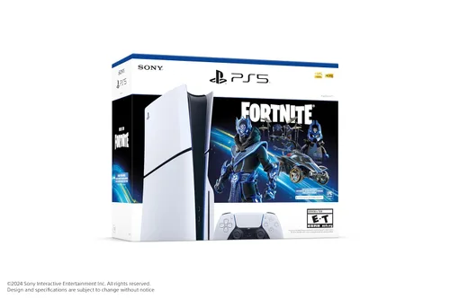 Vista 3 de PlayStation PS5 Console - Fortnite Cobalt Star Disc Edition