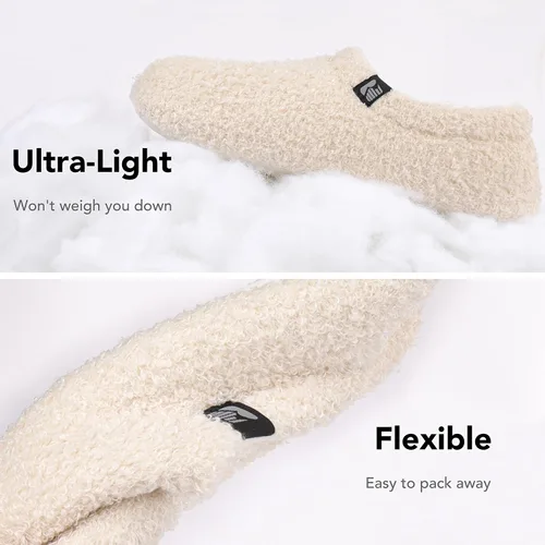 Vista 4 de RockDove - Pantuflas de vellón de estilo cerrado para mujer, ideales para interiores