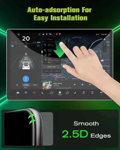Vista 7 de Protector de pantalla de vidrio templado HD de 12.9 pulgadas para Mazda CX5 2026 de 12.9 pulgadas para Mazda CX5 12.9 2026 Protector de pantalla