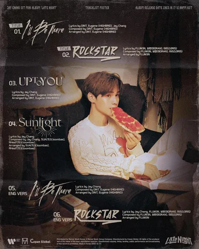 Vista 5 de DREAMUS Jay Chang Late Night 1st Mini Album CD+Cartel de letras plegado en el paquete+Photobook+Photocard+Tracking Sealed Boys Planet