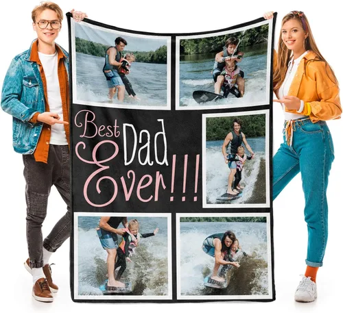 Vista 26 de Printwoo Mantas personalizadas con foto, manta de fotos personalizada, mantas personalizadas con imagen, regalos personalizados para mujeres