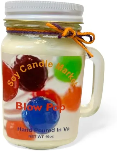 Vista 39 de Velas perfumadas de soja Velas hechas a mano y altamente aromáticas que queman hasta 85 horas en tarro de cristal, perfectas para decoración