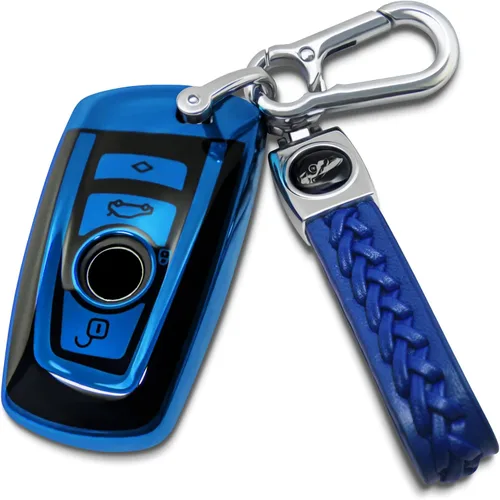 Vista 8 de Creativity Para BMW X5 Cubierta de llave y accesorios para llavero (juego Azul (combinación)