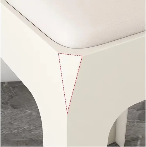 Vista 3 de ZJIEX Taburetes de bar modernos de plástico para mostrador, silla de isla de cocina sin brazos, taburete de encimera sin espalda, taburetes