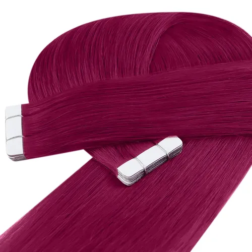 Vista 148 de YoungSee Extensiones de Cabello Humano con Cinta Balayage Extensiones de Cabello con Cinta Marrón Oscuro Extensiones de Cabello con Cinta Ombre