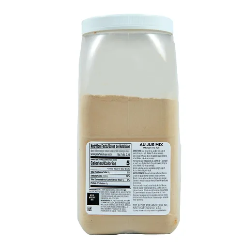 Vista 3 de Spice Classics Au Jus Mix, 6 libras – Un recipiente de 6 libras de mezcla de salsa Au Jus, mejor para preparación a granel, uso para aumentar