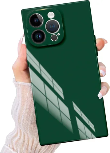 Vista 11 de Funda rectangular compatible con iPhone 15 para mujeres y hombres, TPU suave a prueba de golpes, protección completa de la lente, funciona