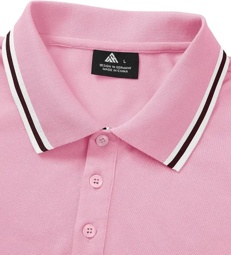 Vista 6 de ZITY Camiseta polo de manga corta para hombre, para golf, tenis