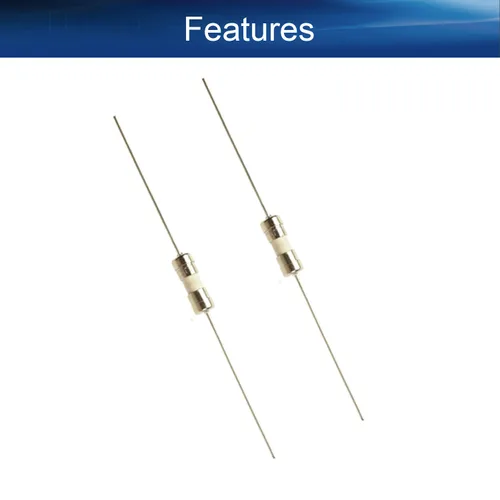 Vista 3 de Bettomshin 20 fusibles de plomo axial de tubo de cerámica T1A de 250 V, 0.142 x 0.394 in/0.14 x 0.39 pulgadas, fusible de fusión lenta de retardo