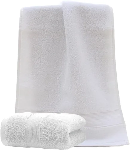 Vista 10 de JININQ 2 toallas de mano suaves 100% algodón de 13.4 x 29.5 pulgadas, juego de toallas faciales prémium para baño, gimnasio, hogar (azul)