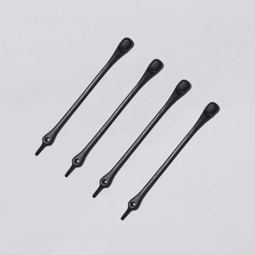 Vista 4 de HICKIES Cordones sin corbata, cordones para zapatos de adultos, elásticos sin ataduras para zapatos deportivos y zapatos planos, talla única, unisex