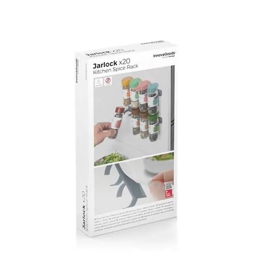 Vista 10 de Organizador de Especias Adhesivo y Divisible Jarlock x20 InnovaGoods