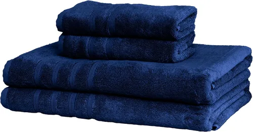 Vista 74 de Mosobam Lujoso juego de toallas turcas de 4 piezas XL, 35 x 70 pulgadas, 16 x 30 pulgadas, azul Allure de gran tamaño, 700 GSM, viscosa de bambú