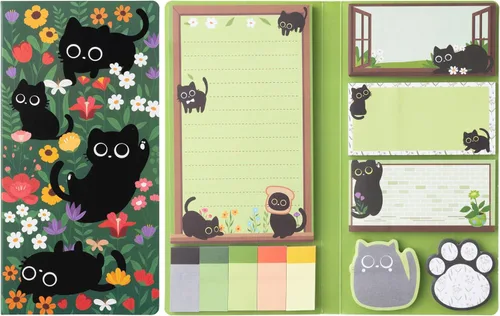 Vista 63 de B1ykin Juego de Notas Adhesivas Lindas - Bloc de Notas Autoadhesivas A+ Amazing Teacher, 550 Hojas de Páginas de Memo para Escritura, Bloc de Notas
