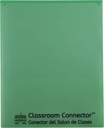 Vista 6 de C-Line aula Conector School-to-Home Fólders, Verde