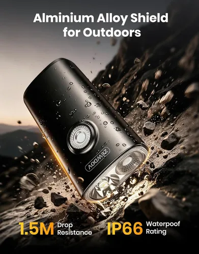 Vista 6 de 1200LM linterna brillante EDC del bolsillo recargable con la luz